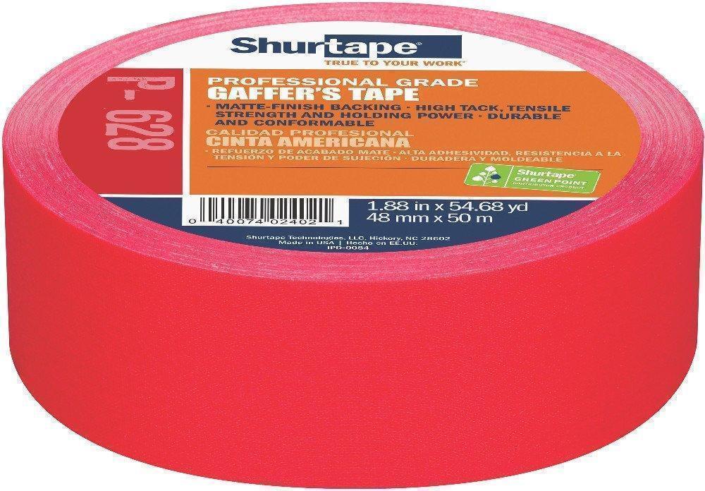 Shurtape P-628 Cloth Gaffer's Tape-TapeMonster